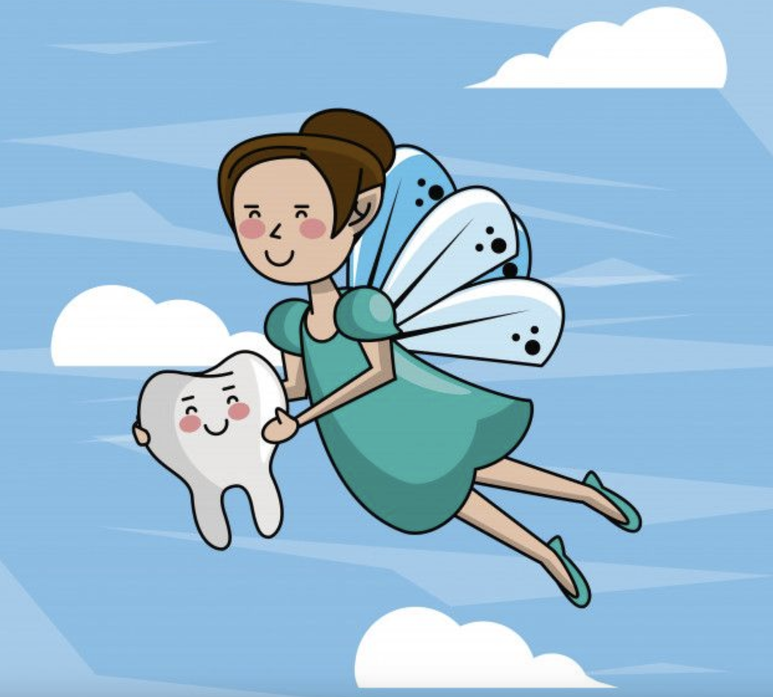 Una curiosidad dental ocurre en los países anglosajones: cuando a un niño se le cae su primer diente, espera a que el Hada de los dientes venga a buscarlo debajo de su almohada, como al famosos Ratoncito Pérez. 